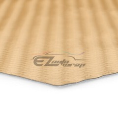 Gold Carbon Fiber Fabric Cloth Marine Vinyl 54″ Wide Plain Weave Upholstery