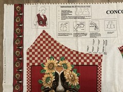 The Kesslers CONCORD’S AMERICAN HOMESTEAD VEST Fabric Panel USA Farm Cow Barn