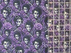 Custom 100% Cotton Woven Fabric Edward Scissorhands Roses By The 1/4 Yard 9×56