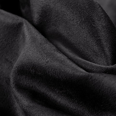 Suede Fabric Double-Side Soft Upholstery Material 64″ W×36″ L Black