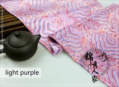 Chinese Japanese Wave Brocade Satin Silky Fabric Dress Clothes Qipao Retro Soft