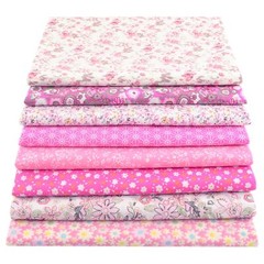 100% Cotton Fabric for Sewing8 Pieces20″x20″ Floral Craft Fabric Breathable F…