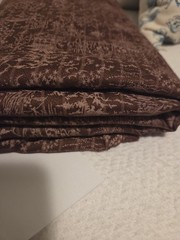 VTG CHINOISERIE Soverign Textiles Fabric Brown/Cream/Sewing/Craft/Home/44″/BTY