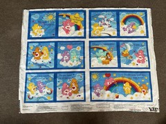 Cotton Fabric Story Book Care Bear 2004s By Cranston’s 44”X 34”215