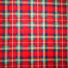 Red Plaid Fleece Fabric – 60″ Wide – Sold by The Yard & Bolt
