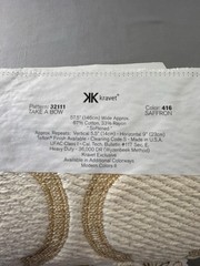 Kravet Couture fabric sample “Weaves / Modern Colors Vol. II” Saffron colorway