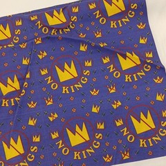 Equality No Kings Digitally Printed Quilting Cotton Fabric Lot 2 USA Multicolor