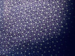 VTG 1930s Feed Sack Reproduction Ditsy Daisies on Lavender BTFQ