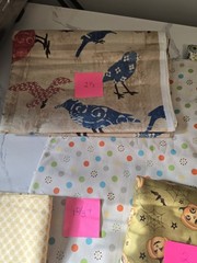 DESTASH Cotton Fabric Lot Birds Floral Rooster Pumpkins 10yds 1-2 Yd Cuts