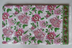 20 Yard Fabric Hand Printed 100%Cotton Fabric NO TARRIF CHARGES 100% ✅ ZK-9*