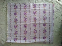 Perennials by Eleanor Burns Purple Floral Fabric BTFQ 18×21 Benartex Lavender