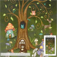 Enchanted Woods Windham Fabrics 24″ x 42″ Panel