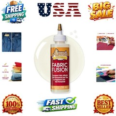 Fabric Fusion Glue 4 oz, Permanent and Washable Adhesive, No-Sew Fabric Glue …