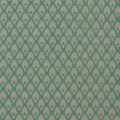 LACEFIELD DESIGNS CALAIS TURQUOISE BLUE GEOMETRIC PALM FABRIC BY YARD 54″W