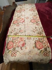 Ralph Lauren Guinevere Fabric Piece & Ruffles Egyptian Cotton Sateen -Excellent