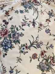 Margin Designs Fabric Jacobean Chintz Floral 6.75 Yards x 53″ Satin Feel