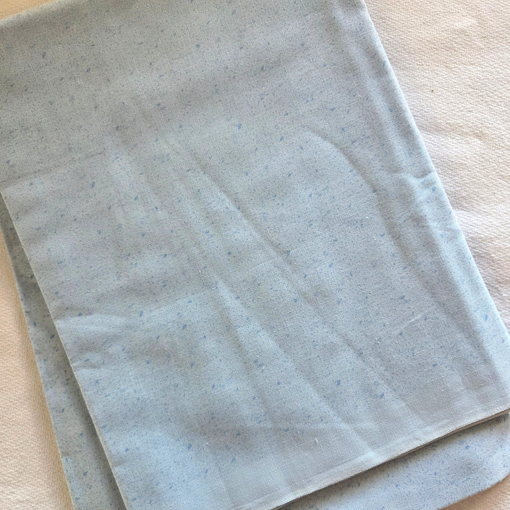 David Textiles Quilting Fabric 1 Yd Light Blue Tonal Speckled Cotton Baby Blue