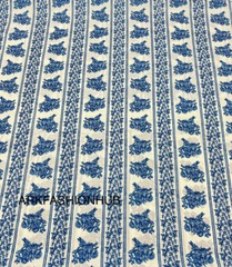 Indian Handmade Hand-block Print 100%Cotton Running Fabric 5 Yard Print_1613