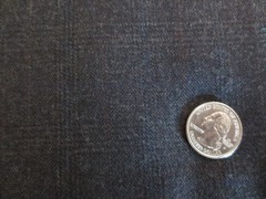 4914. BROWN/BLACK PLAID Wool or Wool Blend SUITING FABRIC- – 61″ x 3-3/4 yds.