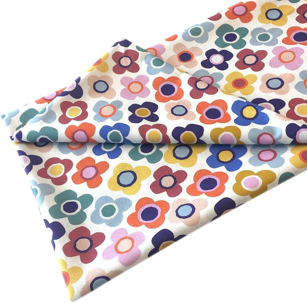 Cotton Fabric by the Yard for Sewing DIY Crafting Fashion Design Full Width Cutt