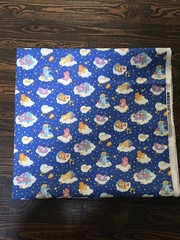 HTF Vintage 2004 Sweet Dreams Care Bears Glow In The Dark Cotton Fabric 44×162″