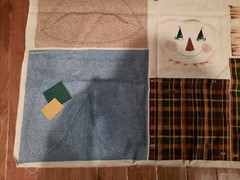 NWOT VTG PATCHES THE SCARECROW WELCOME FABRIC PANEL CUT AND SEW