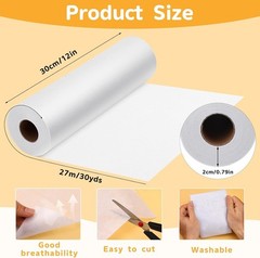 Medium Weight Fusible Interfacing for Sewing: 12″ X 30yd Interfacing Fabric f…