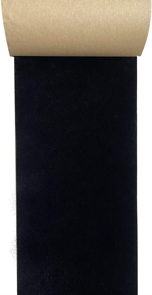 Adhesive Black Velvet Felt Fabric Liner Felt Drawer Liner Wallpaper for Jewelry