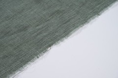 Luxury 100% Linen Shirt Fabric Olive Green 140g 2.2m Total (2 Cuts: 1m + 1.2m)