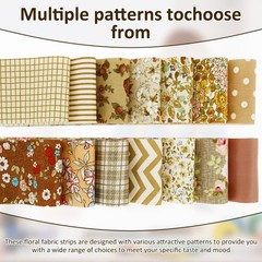 84 PCS Jelly Roll Fabric Strips Soft Cotton Quilting 2.48×19.69 Inch PreCut