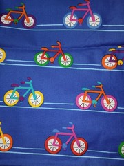 Hoffman International Fabrics – Colorful Bike And Bear Themed