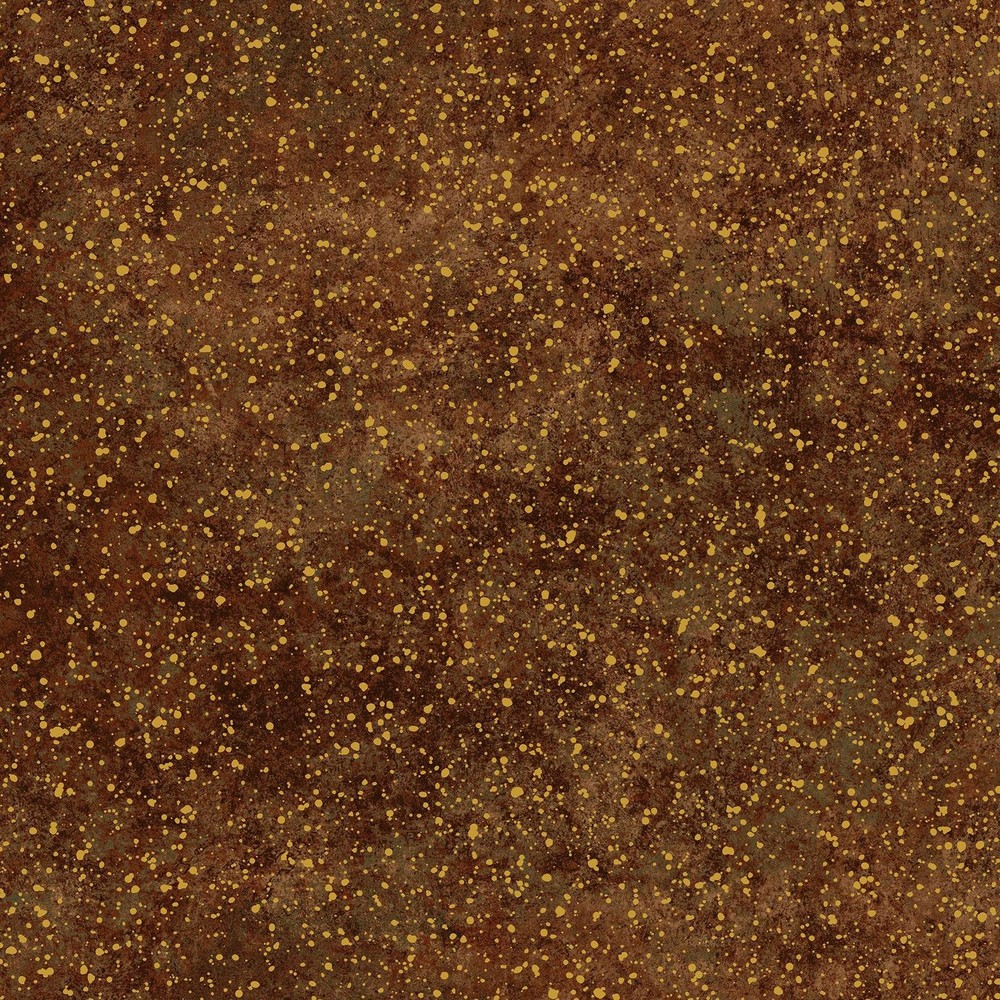Northcott – Stonehenge Valencia – Granite W/ Metallic Gold – Dark Rust, BTY