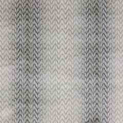 Colefax & Fowler Zigzag Ombre Velvet Fabric- Jerome / Blue 6.50 yds F4013-02