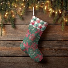 Merry Little Christmas Main Green C14840 100% Cotton Fabric by the half yd