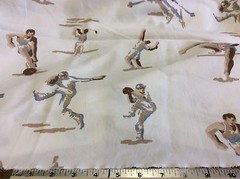 SPORTS FABRIC COTTON-56 INCH WIDE- 1 1/4 YARDS