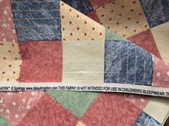 Daisy Kingdom “All Over Patchwork” 4 Yard LOT New #4998