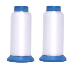 Mandala Crafts 0.12mm Clear Sewing 6560 Yards 6000 Meter, Transparent