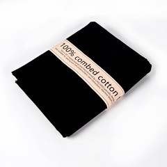 Versatile 5 Yard Solid Black Cotton Muslin – Perfect for Apparel and Crafts
