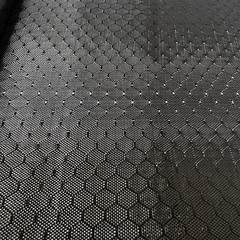 3K 240g Football Honeycomb Hexagonal Pattern Carbon Fiber Cloth 50cmx100cm