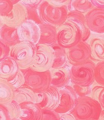 Bubble Gum Pink Orbs Swirl Quilt Fabric – Fat Quarter