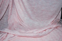 Wool rayon Knit Jersey Fabric Ecofriendly drapey Heather red pink by the yard