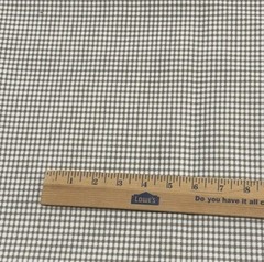 Brown White Gingham Heavyweight Cotton Decor Fabric 1Y #19