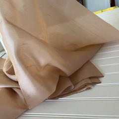 SILK PEACH FABRIC 6 Yards x 22 Inches Wide or 216 Inches x 22 Wide