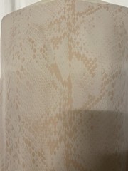 100% French Silk Georgette Python Snake Skin Blush Pink Fabric By The Yard 46″ W