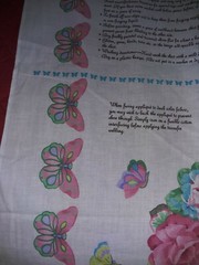 Lot Of 3 Cranston Print Works V.I.P Panels Butterflies ‘n Blooms Appliques