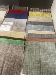 Fabric Samples Square Jab, Chivasso, Carlucci Lot of 90 PC Multi Color Design