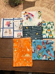 CURATED ANIMAL-THEMED QUILTER’S COTTON PIECES OF FABRIC