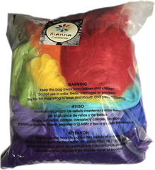Bianna Creations 6Oz Mixed Random Colors Craft Faux Fur Scrap Bag, Remnant Piece