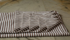 20 Yard Hand Block White & Brown Fabric 100%Cotton NO TARRIF CHARGES 100%✅ KK9