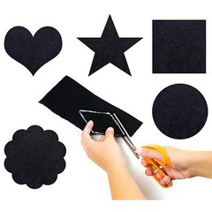 10 Pcs Self-adhesive Handmade Felt Fabric Backboard A4 Size Durable Waterproof
